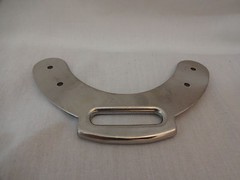 Jeremiah Watt Saddle Hardware Horse Front Cinch Plate Latigo Western Stainless