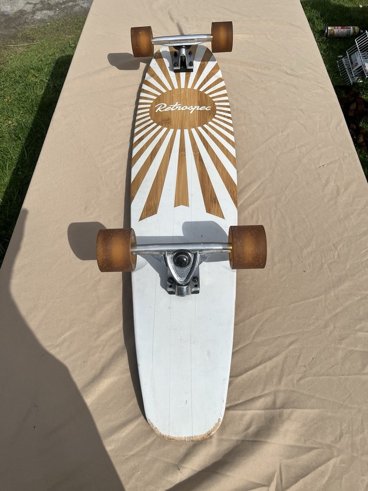 Retrospec Zed 44 in Complete Cruising Longboard Skateboard w/ Trucks & Wheels