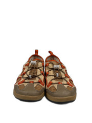Lands End Women’s Tan/Orange Trekker Hiking Water Trail Shoes – 9