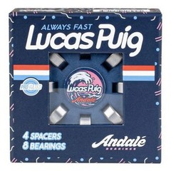 Andale Lucas Puig Signature Pro Model Skateboard G5 Bearings (Set of 8)