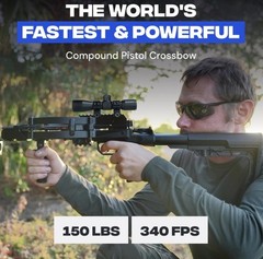 BALLISTA BAT REVERSE L-Stock Hunting Crossbow Bundle