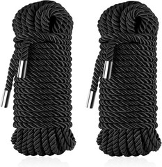 Silky Soft Nylon Rope 8MM Thick 32FT Long Skin-Friendly Decorative Tying Cord