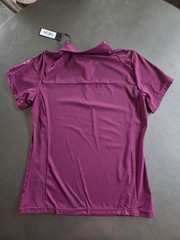 Free Ride Equestrian Short Sleeve Sara Sun Shirt Size Medium NWT $65 Raspberry