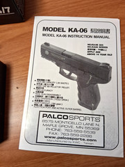 Palco Sports Taurus PT 24/7 Replica Spring Airsoft with Speed Loader Manual Box