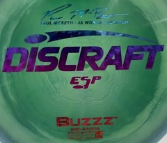 Discraft ESP Buzzz Paul McBeth 5x SWIRLY 177+g SHATTER BERRY FOIL