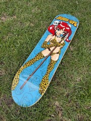Vintage Original Hookups Amazon Girl Skateboard Deck