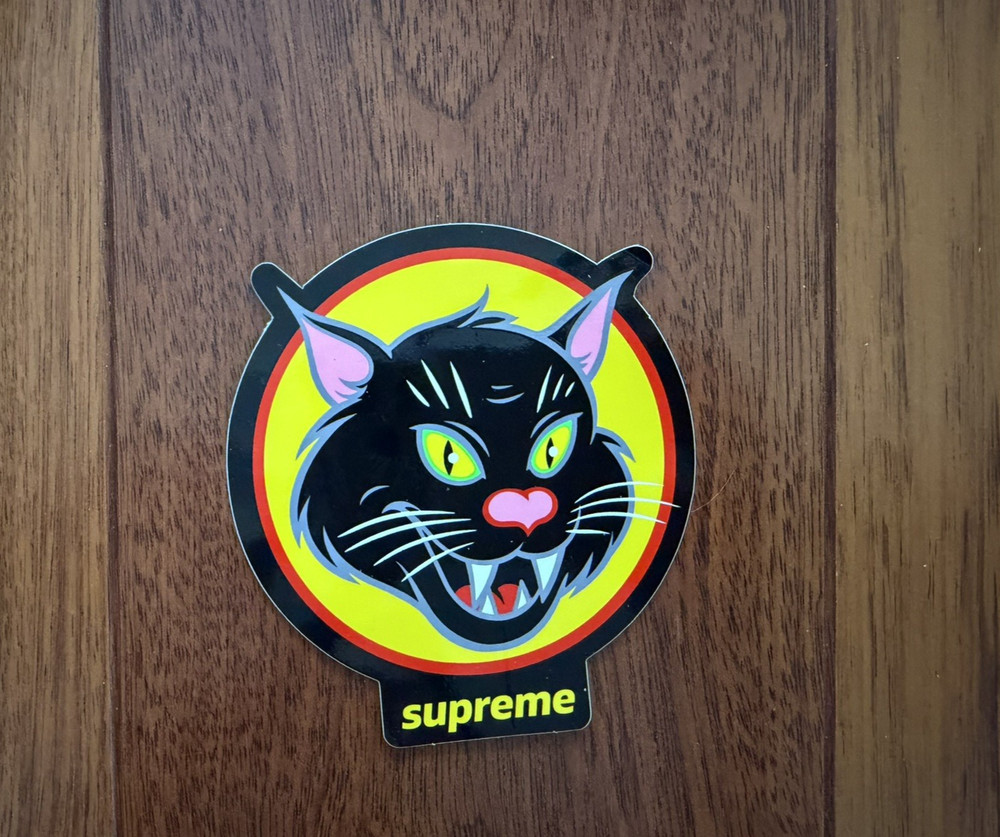 Supreme SS20 Black Cat Sticker 100% AUTHENTIC BRAND NEW IN HAND