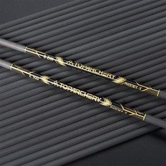 33″ ID 6.2mm Pure Carbon Arrow Shaft Straightness .003 DIY for Archery Hunting
