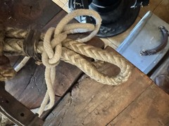 Vintage Handmade Horse Hackamore ( Bosal &Headstall) Two Rein