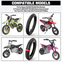 1PZ MX3T12 12.5×2.75 121/2×2.75 Tire & Inner Tube for Razor MX350 MX400 Dirt …