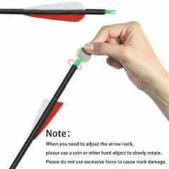 28/30″ Carbon Arrow Practice Hunting Removable Tips for Compound & Recurve Bow
