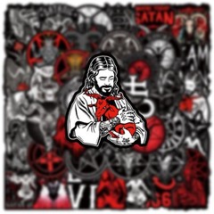 Mix 10/50 PCs Devil Satan dark Gothic-style Luggage Notebook Laptop Car Stickers