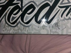 Osiris Feed The Need Signed Skateboard Deck Rare