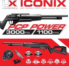 Umarex Iconix .22 Cal PCP Multi Shot Rifle 2252135 New
