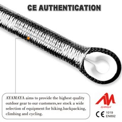 27KN Prusik Cord Pre-Sewn Loop Fr Climbing Arborist Rescue Mountaineering Rope