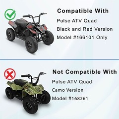 24 Volt Rechargeable Battery Pack, The Pulse ATV Quad Ride-On with Harness, 7 Ah