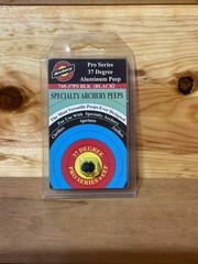 Specialty Archery Pro Series 37 Degree Black Aluminum Hooded Peep – 749-37PS BLK