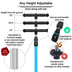 Allek Kick Scooter B03, Lean ‘N Glide 3-Wheeled Push Scooter with Extra Wide …