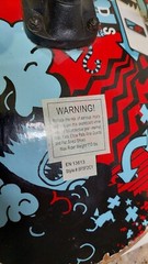Vintage Avigo Extreme Skateboard 31 Inches Red and blue ~31 Inches