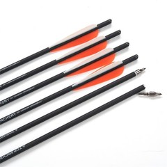 12X 20 inch Crossbow Bolts Carbon Hunting Arrows OD8.8mm Archery Shooting Target