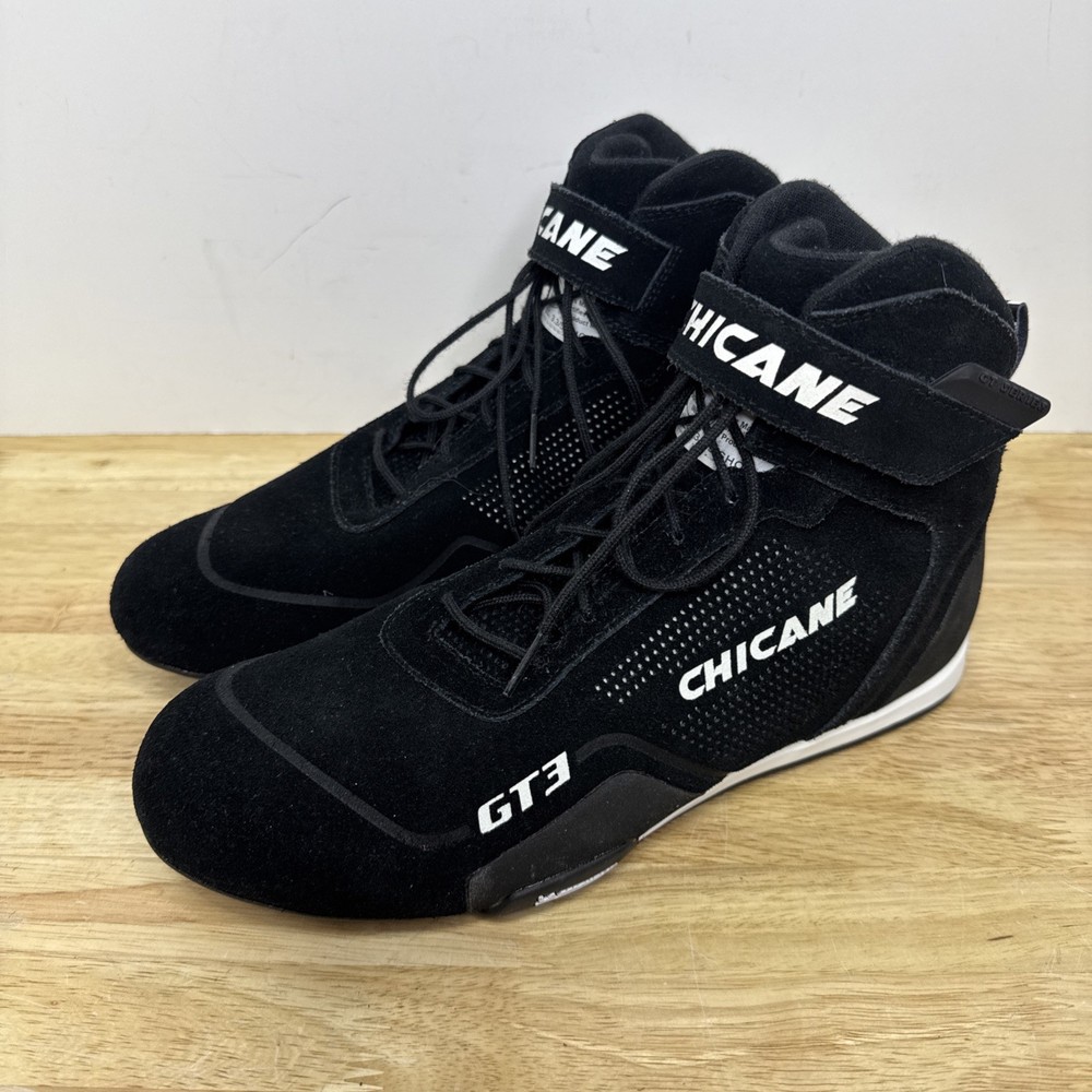 Chicane GT3 Racing Shoes Size 10 Black