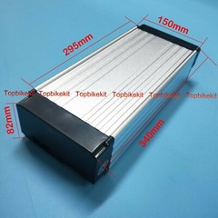 Aluminium Rear Rack Case 05/07 36V for ebike battery 18650 cells Battery Box