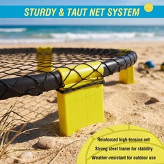 Roundnet Game Set with 2 Balls, Net & Carry Bag for Outdoor Play