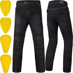 Motorcycle Dirt Bike Pants for Men CE Armored Motocross Riding 34W x 32L Gray