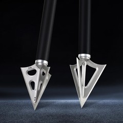 8-pcs Hunting Broadheads 125-Grain and 100-Grain Arrow Archery Arrowhead Suit…