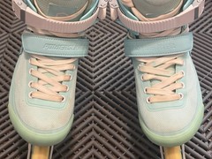 PowerSlide Swell 100 Inline Skates Blue Moon Women’s Size 6.5 EU 37 Used