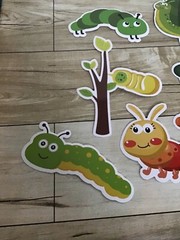 CATERPILLAR Bugs KIDS Stickers Vinyl Waterproof PVC Luggage Laptop Decals Lot