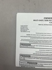 Crosman Comrade AK BB Gun Air Rifle Owner’s Manual