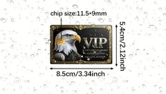 Bald Eagle Black Golden VIP Patriotic Credit Card/Debit Cover Skin Sticker