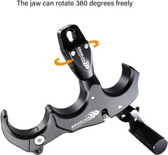 Lightweight Archery Thumb Release Aid – 3 or 4 Finger Option for Optimal Control