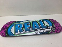 RARE Nick Dompierre Real Skateboard Deck DOUBLE SIDED