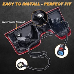 Tail Light Assembly Compatible With 2019-2024 Right Passenger Halogen Type