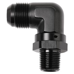 12AN Male Flare to 1/2 NPT Pipe Swivel 90 Degree 12AN to 1/2 NPT, 90 Degree