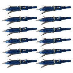 12Pcs 100 Grain Hunting Swhacker Broadheads Compound Bow Crossbow Arrow Tips