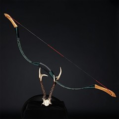 Traditional Recurve Bow Archery 20-50lb Handmade Longbow Hunting Shooting Target