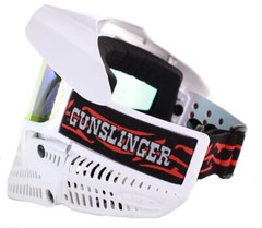 JT Paintball Proflex L.E. Mask Goggle w/ Clear + Fire Lenses – White Gunslinger