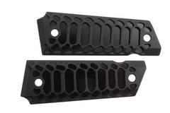 1911 Grips FITS ALL Gov & Clones G10 GZS-COBRA SKELETON FRAME w/black INSERT NEW