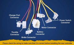 Razor E100 Scooter 24 Volt Controller – with 7 Connectors for Razor E100 and