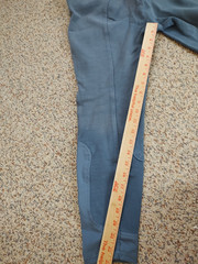 Riding Sport Dover Saddlery Women’s Size 30 Gray/Blue Knee Patch Riding Breeches