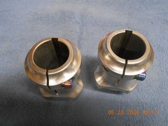 2 Used racing kart 40mm mag wheel hubs with all titanium hardware 3 x 58mm bolt