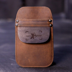 Pocket Quiver – Oil Tan Leather – Archery Back Pocket – Shatterproof Archery