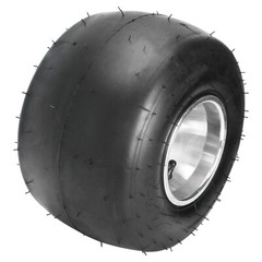 2X 5 Inch Kart Wheels 11×7.10-5 Rear Tire Aluminum Rim 3 Stud Racing Go Kart