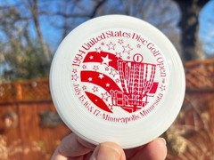 1994 United States Open New Wham-O MINI Disc Golf #44 (Free Frisbee Pin)
