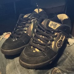 CIRCA Cannon FusionGrip Skateboarding Shoes Black Camouflage