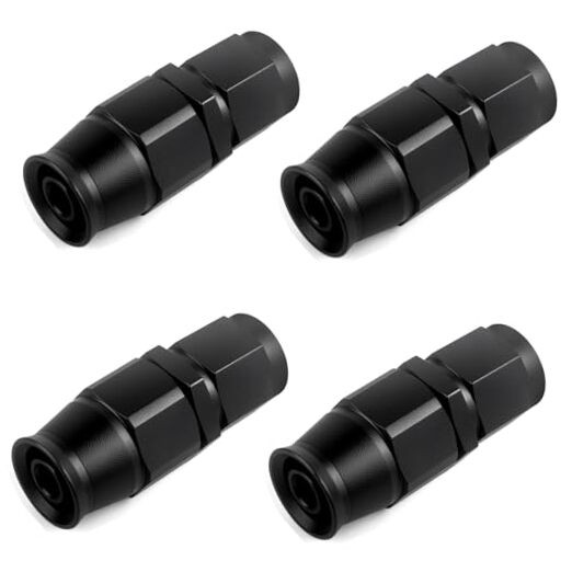 6AN PTFE Hose End Fitting Straight Swivel Only for PTFE 6AN Straight Normal