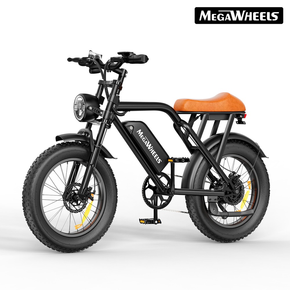20″ Fat Tires Electric Bike Max 33MPH 750WH Electric Moped Style Bike Peak 1500W